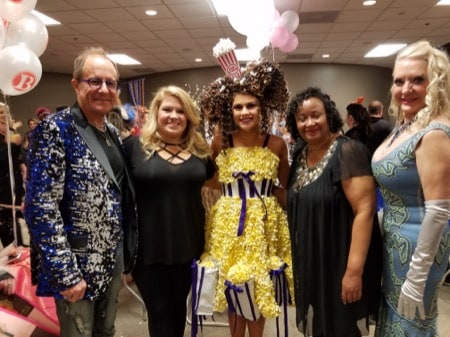 Carolyn Woodruff and friends backstage