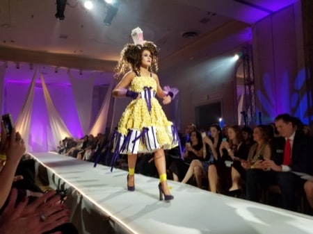 Anna Sardzinski walks the runway