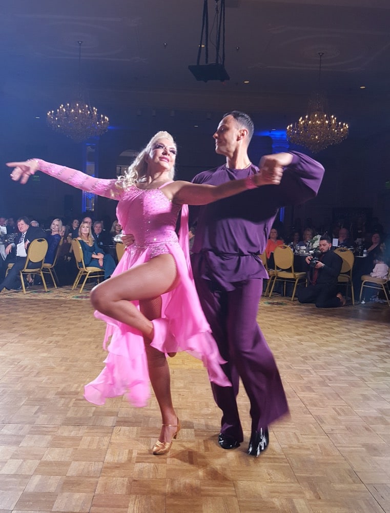 Carolyn Woodruff performs at Dancing with the Carolina Stars 2018