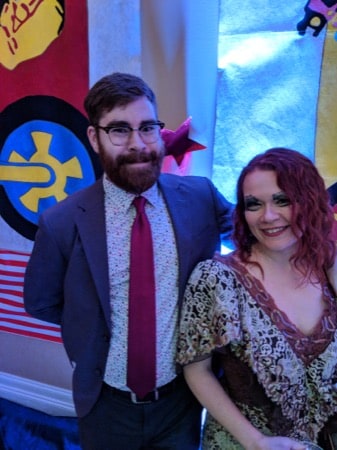 Josh Chilton and Stephanie Griffin at Big Hair Ball 2018