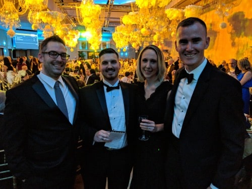 Adam Furr, James Camp, Jessica Bullock, and Drew Bullock