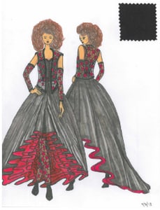 Black Dress Sketch