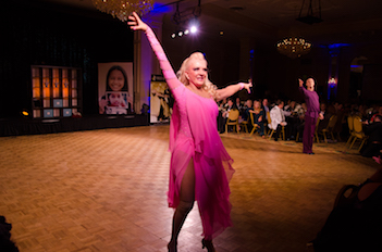 Carolyn Woodruff performs at Dancing