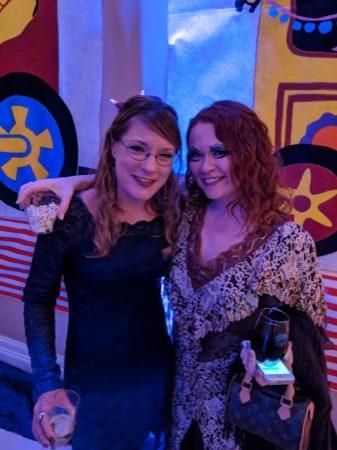 Amy Setzer and Stephanie Griffin at Big Hair Ball 2018
